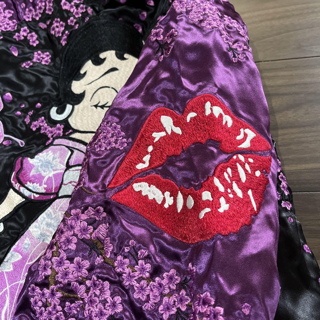 スカジャン　さくら　ベティブー　BettyBoop 絡繰魂