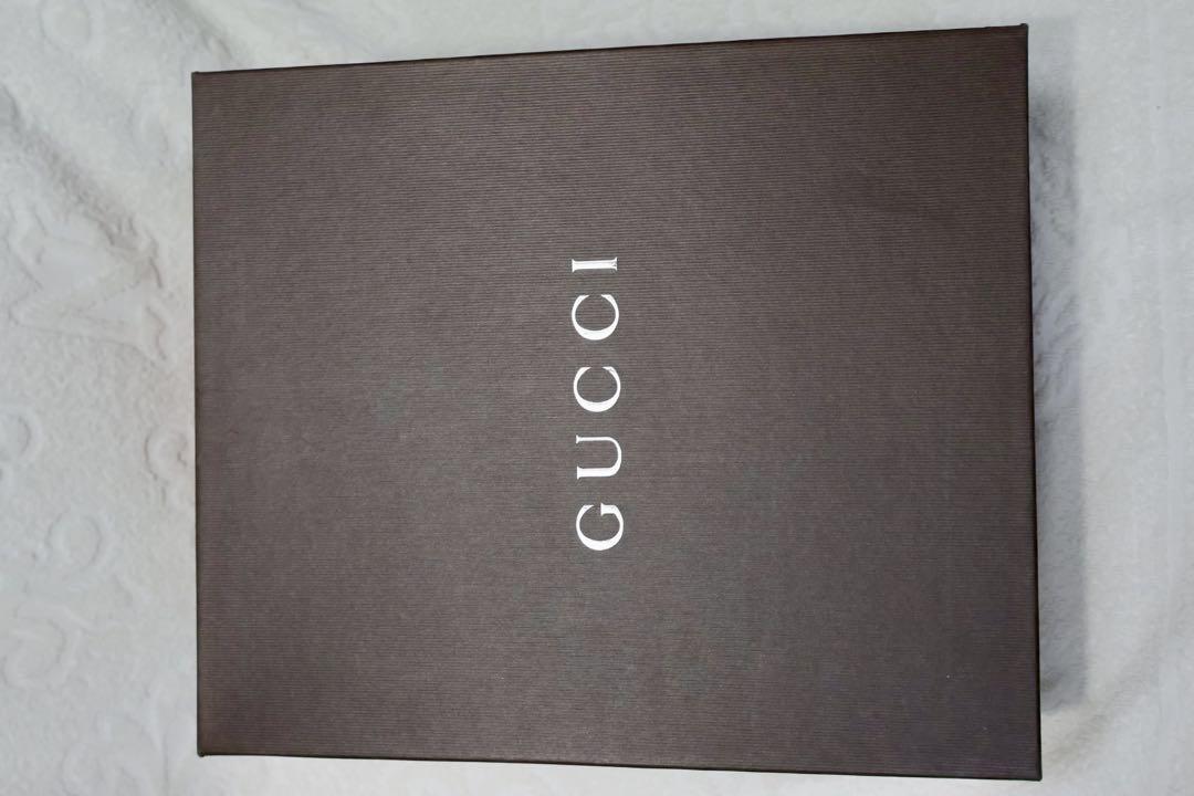 GUCCI ブーツ 37 レディース レースアップ レザー 革靴 茶 箱