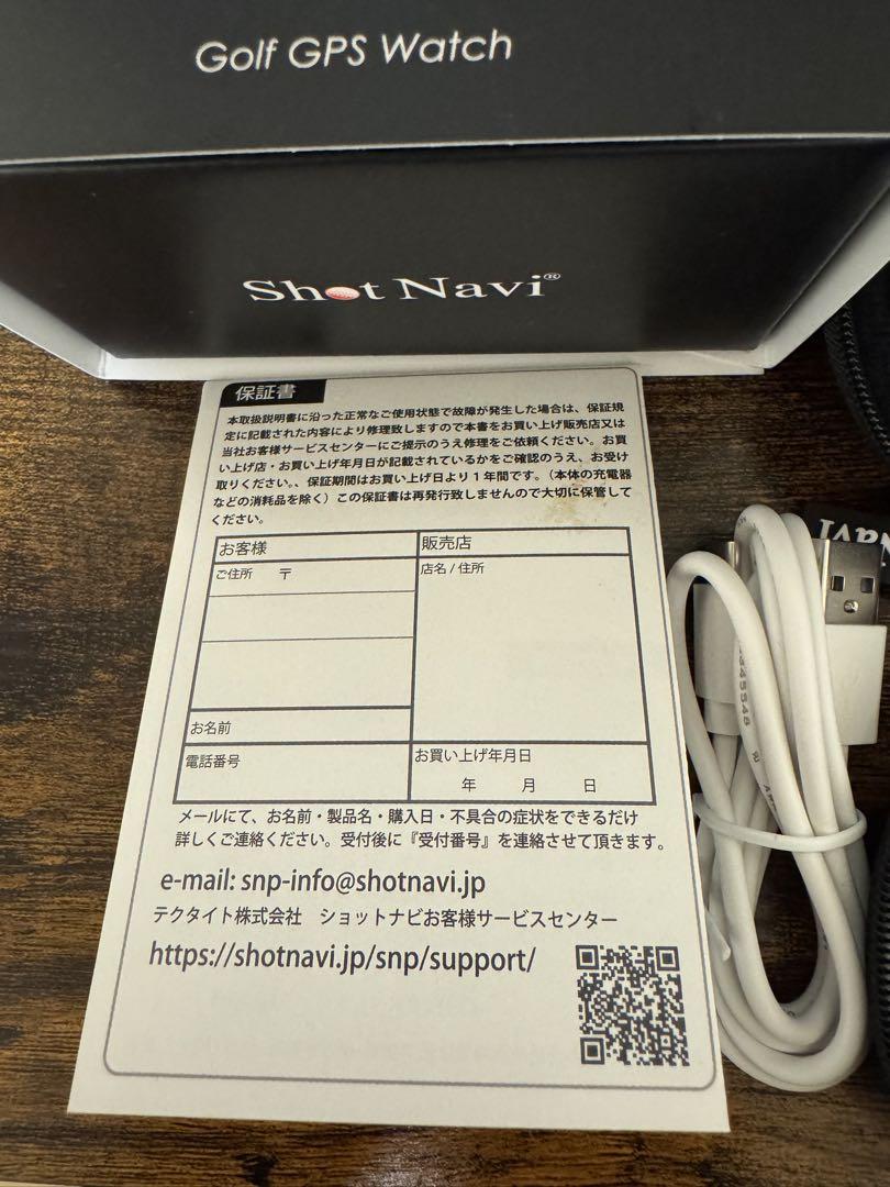【新品未使用】Shot Navi EXCEEDS ゴルフ GPS ウォッチ