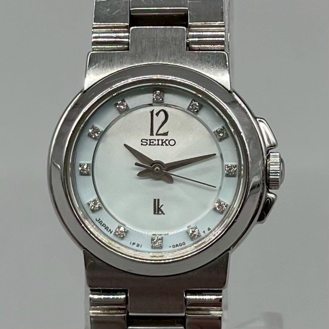新品電池✨️ SEIKO 腕時計 ルキア 12P クオーツ 新品電池✨️ SEIKO 腕時計 ルキア 12P クオーツ
