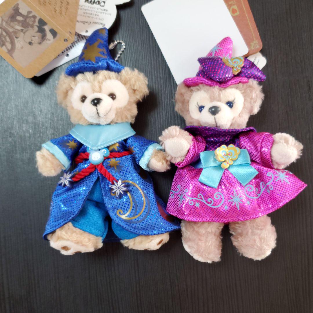 ダッフィー シェリーメイ ぬいぐるみバッジ ディズニーシー10周年