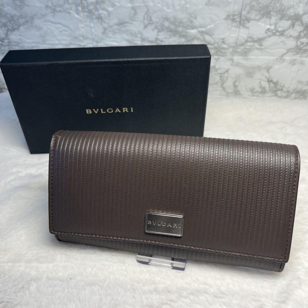 BVLGARI ブルガリ 長財布 Wホック 財布 レディース メンズ ロゴ