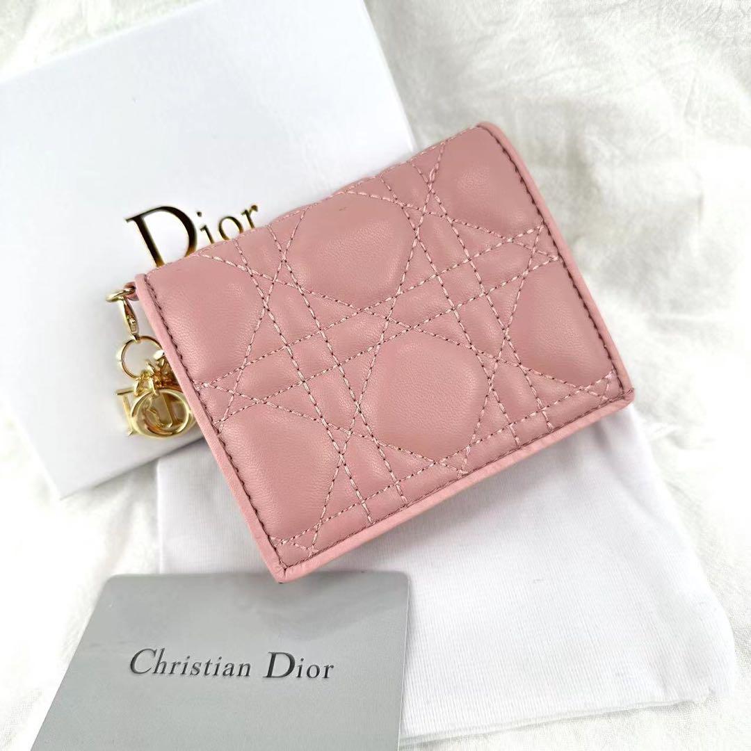 即購入大歓迎✴️DIOR レディディオール 財布 ピンク