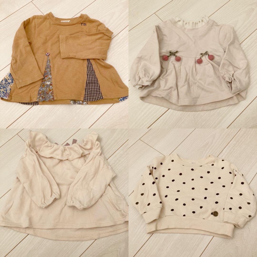 ルをお⒇ こぱー様専用 秋冬用中心女の子服31点おまとめ売り 2Gpe4-m83955385450 80cm ⒱もあり