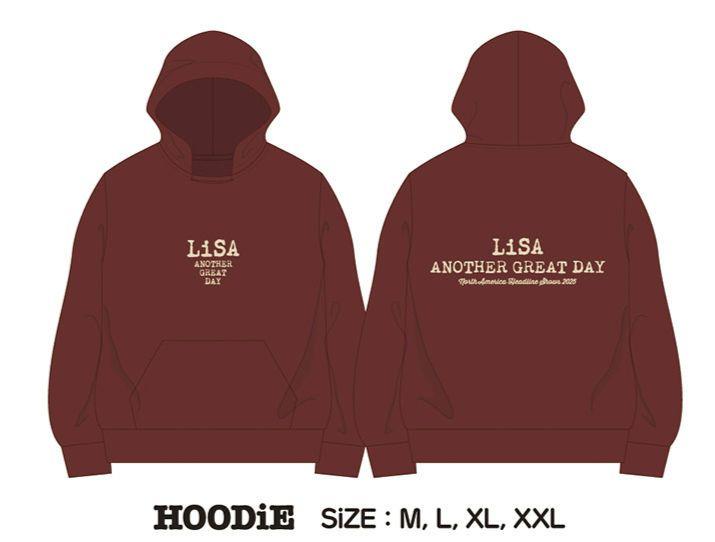 LiSA 北米ツアー NATOUR HOODiE Lサイズ アメリカツアー