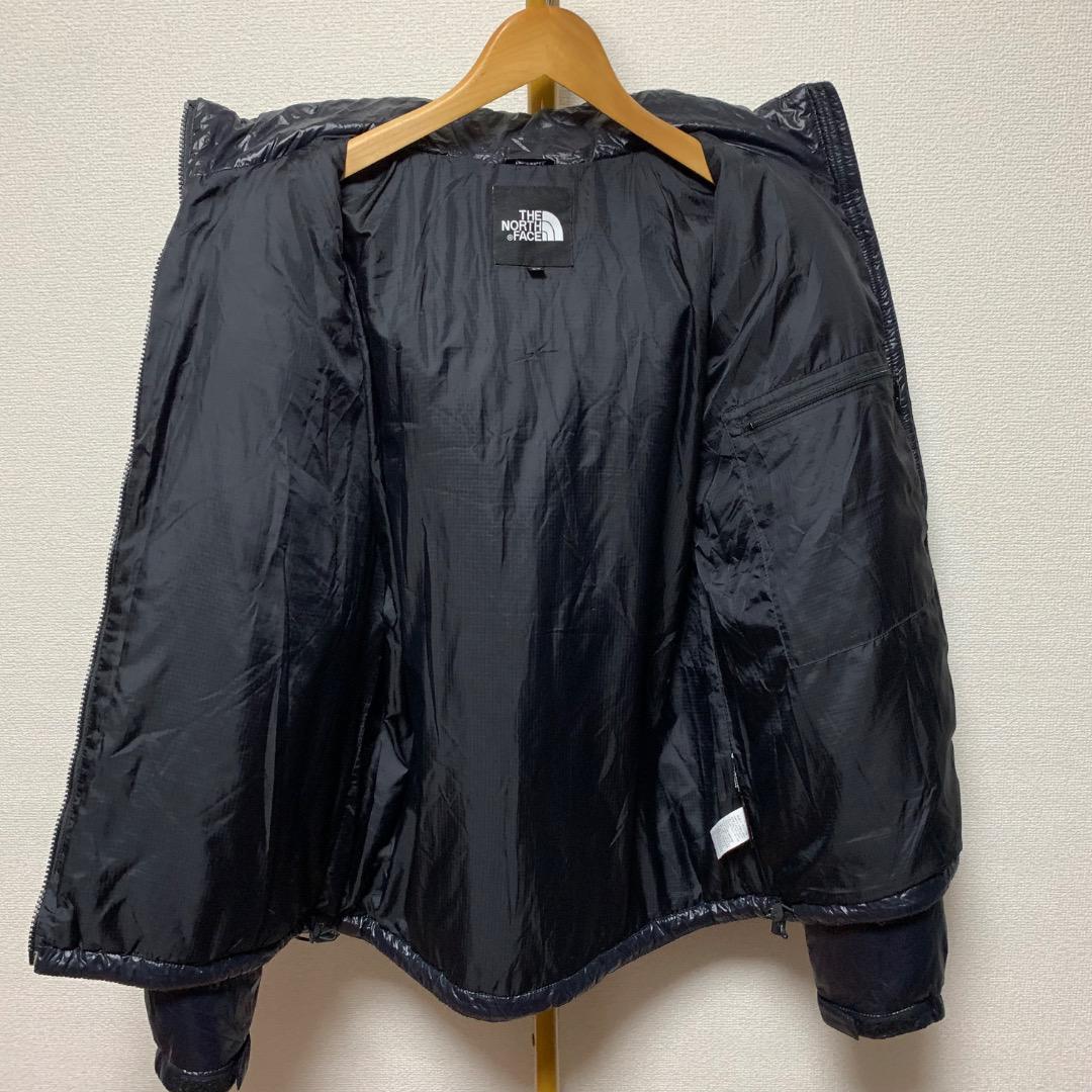ノースフェイス 中綿ジャケット M the north face ブラック 光沢