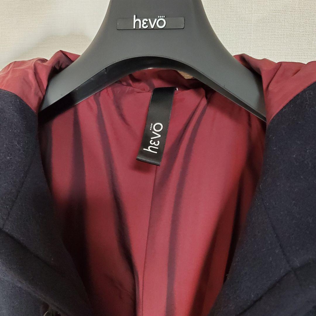 セール得価 HEVO ウールダッフルダッフルコート ネイビー wiWnE-m83958553569 イーヴォ NEW ARRIVAL