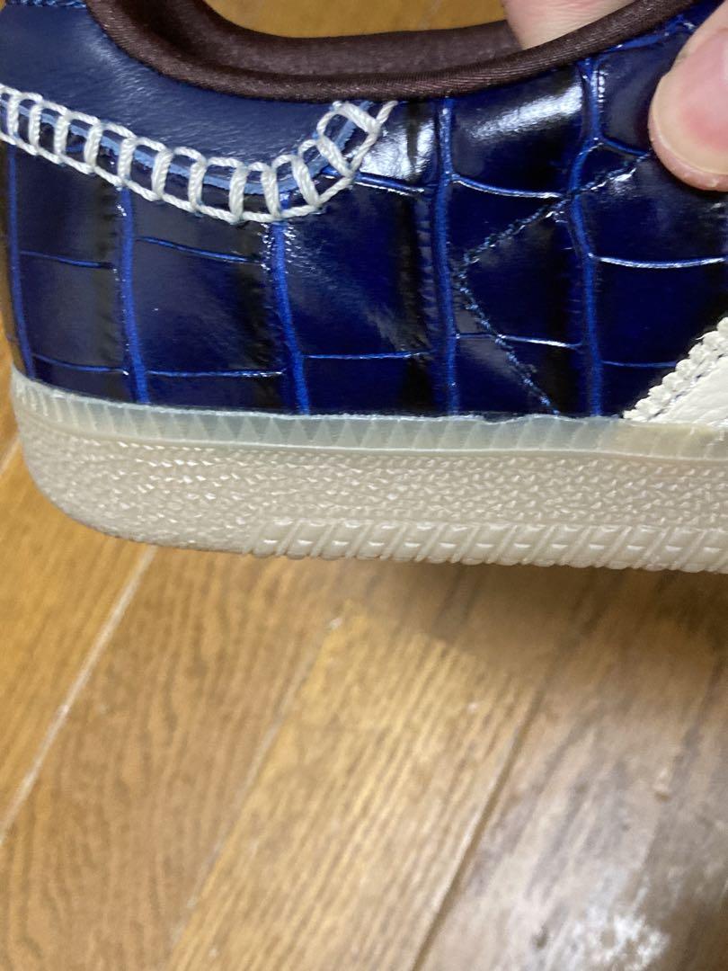 靴 adida wales bonner samba navy