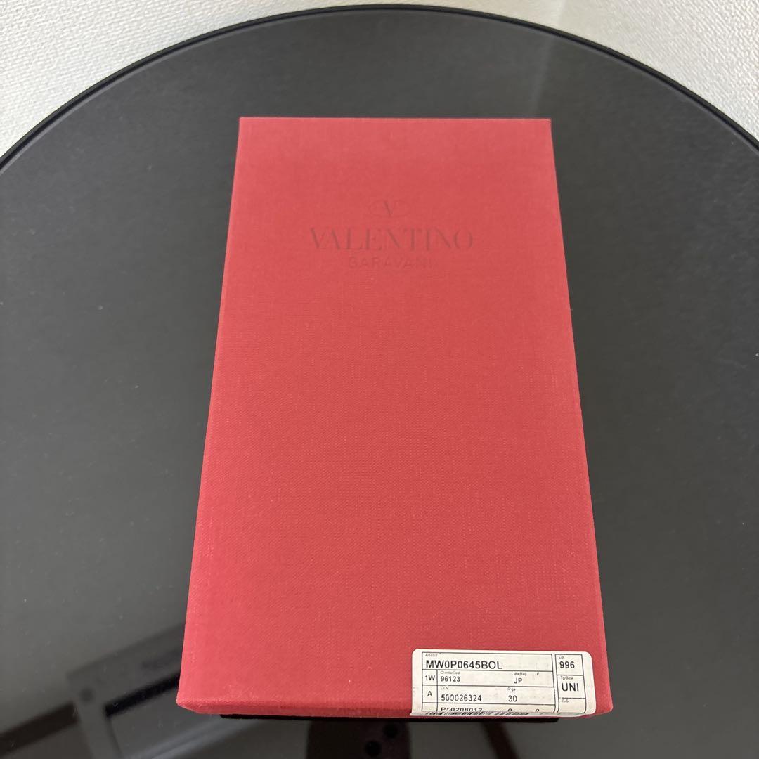 VALENTINO スタッズ付き長財布 ピンク
