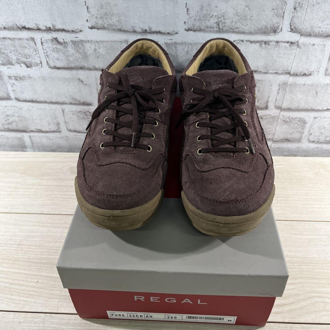 REGAL 52CR ダークブラウン スニーカー　26.0 整理番号P1