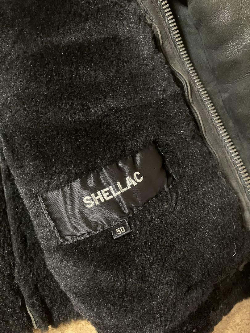 シェラック　shellac ムートン　レザージャケット　日本製　羊革