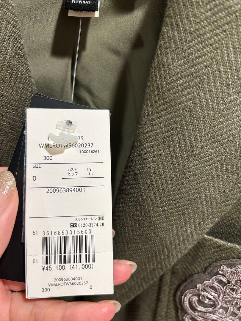 ♥ ラルフローレン 銀ボタン レディース テーラードジャケットL・Ralph Lauren WWW_OLIVIERBERNSTEIN_COM