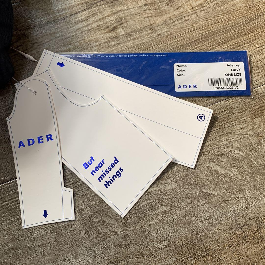 【新品未使用】ADER ERROR キャップ、ステッカー、ショッパー