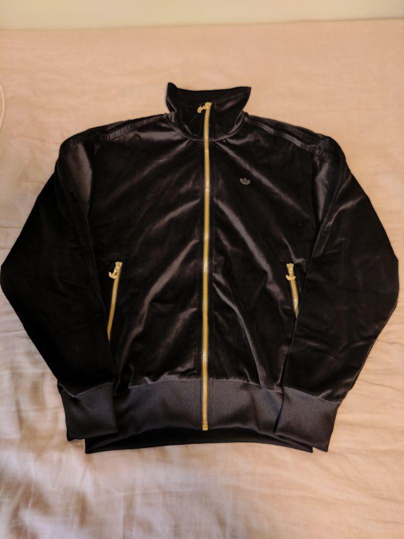 【adidas】 fire bird ベロアトラックジャケット