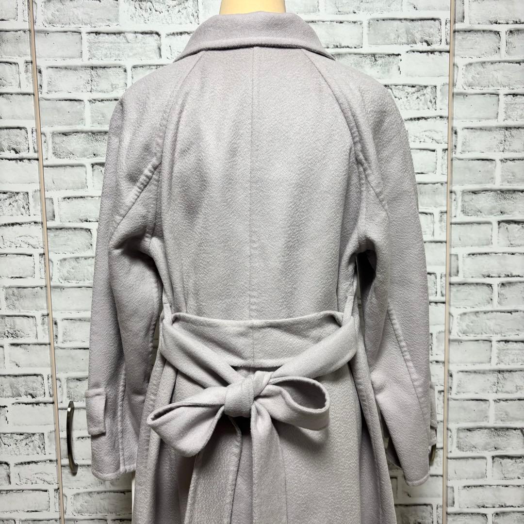 SNIDEL スナイデル ウロコカシミヤ ロングコート チェスターコート グレー SNIDEL スナイデル ウロコカシミヤ ロングコート チェスターコート グレー