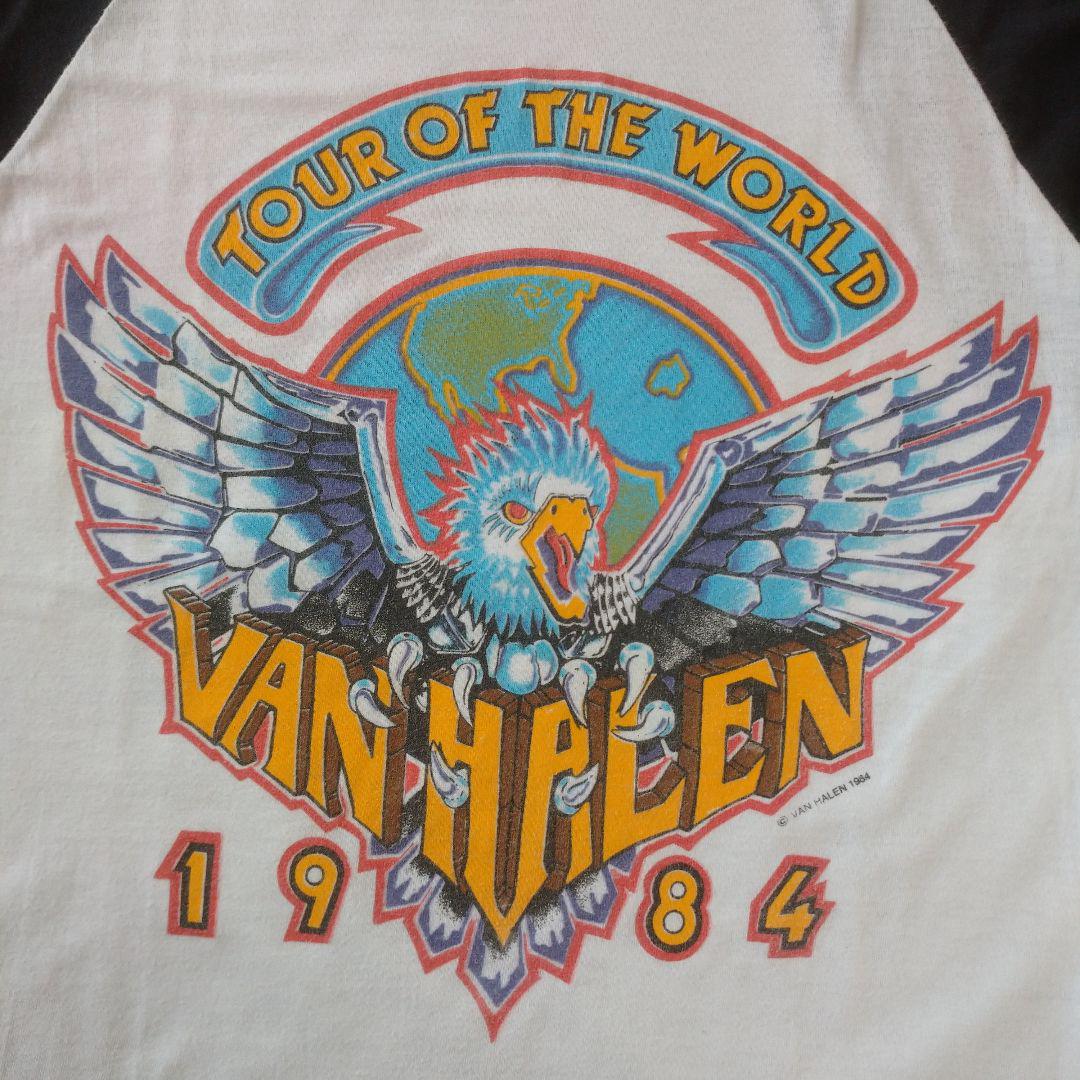 80s VAN HALEN ヴァンヘイレン ラグラン Tシャツ - メルカリ