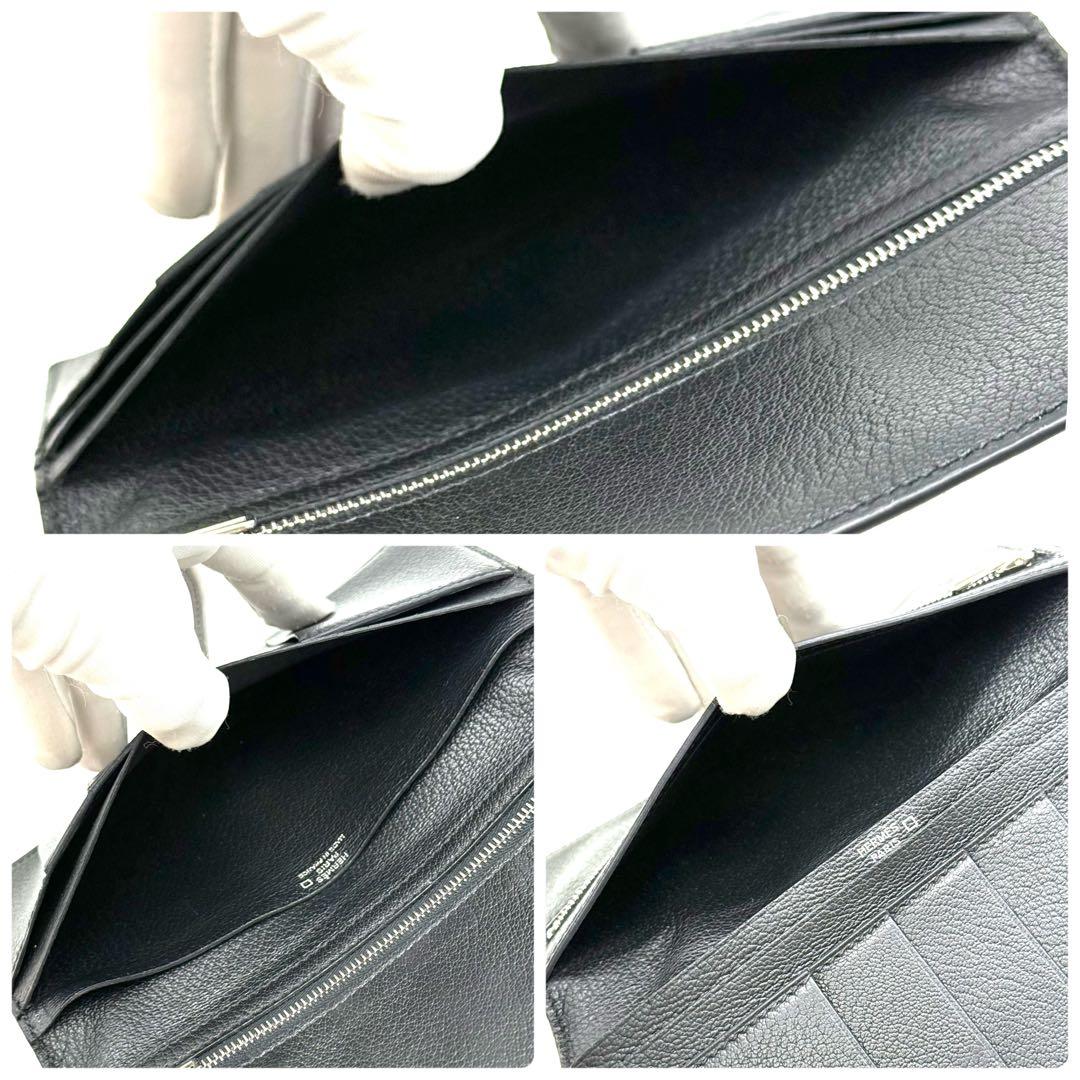 HERMES エルメス べアン クロコダイル アリゲーター ブラック O12