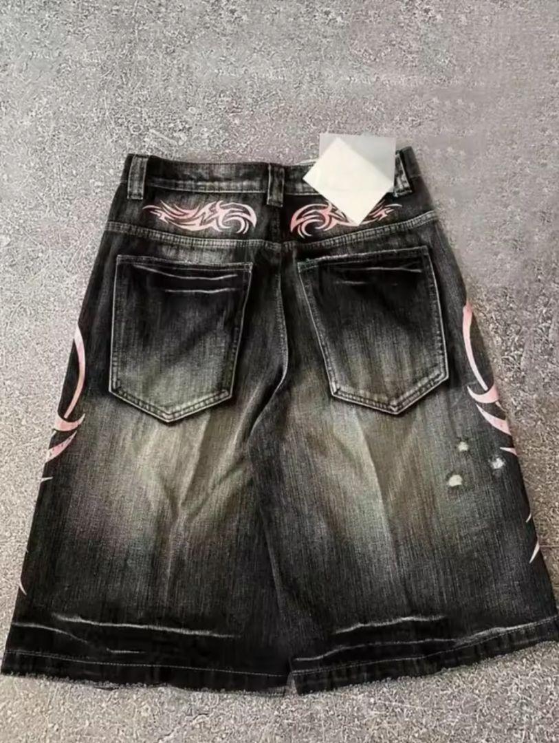 1着限定価格】Jaded London トライバルデニムショートパンツ 2XL