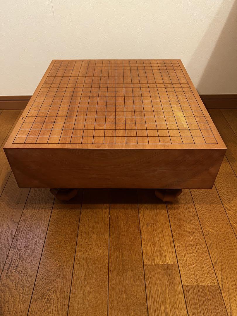 【良品】囲碁盤 脚付き へそ付き 年代物 高級 囲碁 碁石セット 蛤 那智黒 囲碁盤 木製 脚付 へそ付き 高級品 碁石セット 蛤碁石 日向特製