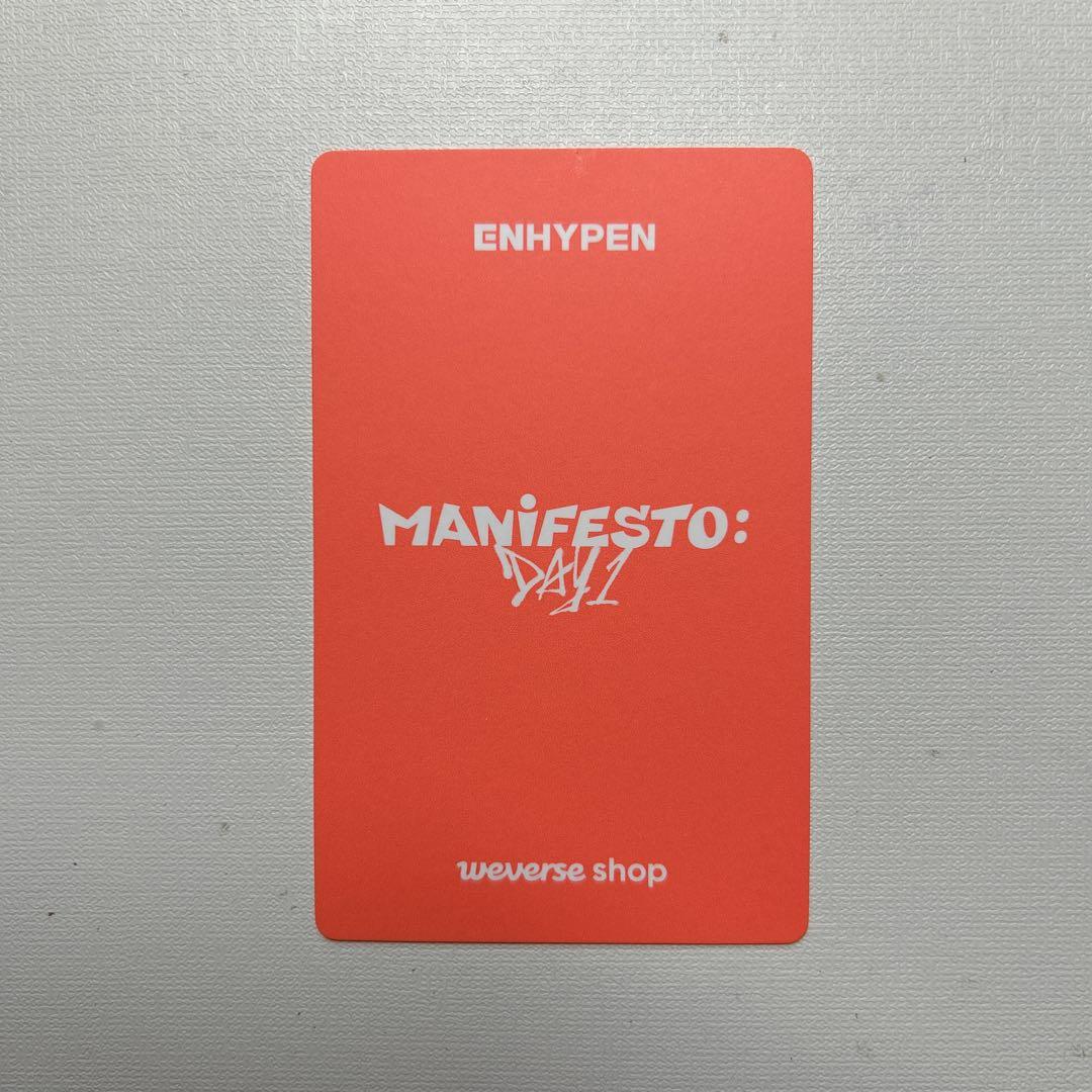 ENHYPEN ニキ MANIFESTO Weverse 特典 トレカ ENHYPEN ニキ manifesto weverseトレカ 特典 - メルカリ