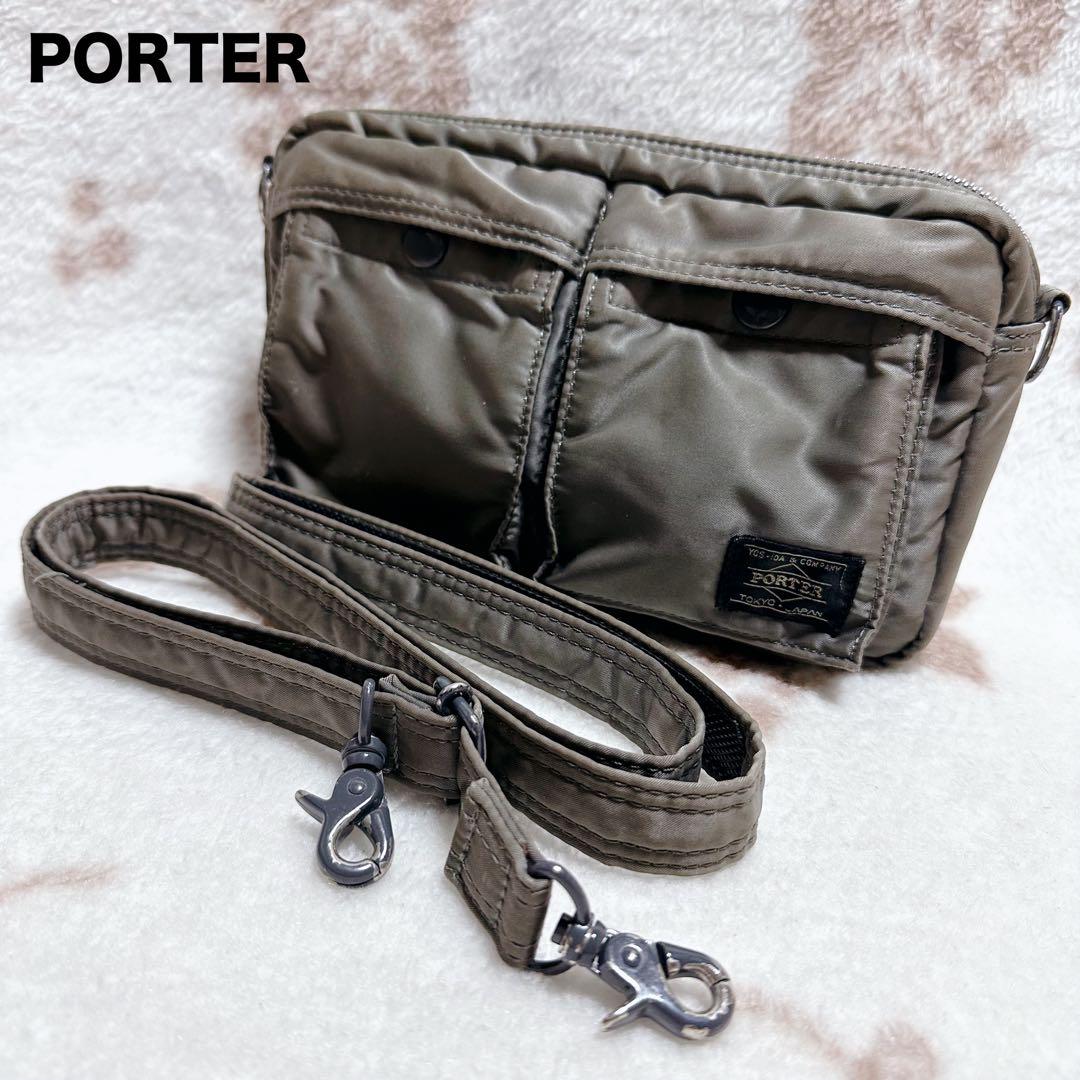 PORTER ポーター タンカー ミニ ショルダーバッグ グレーシルバー 希少色