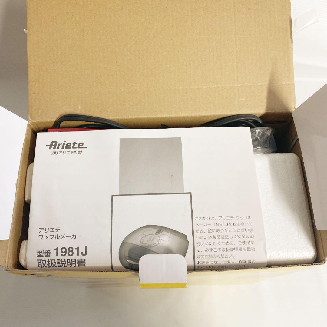未使用品 ワッフルメーカー 1981J デロンギ wnLyl-m83975387292 アリエテ ディズニー 正規店国産