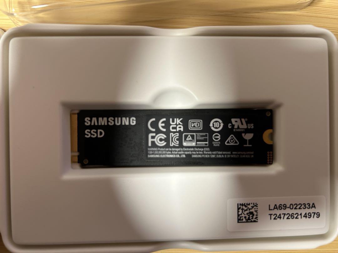 内蔵型SSD Sumsung 990 PRO m.2 SSD