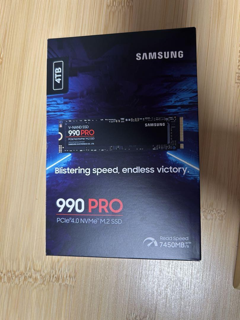 内蔵型SSD Sumsung 990 PRO m.2 SSD