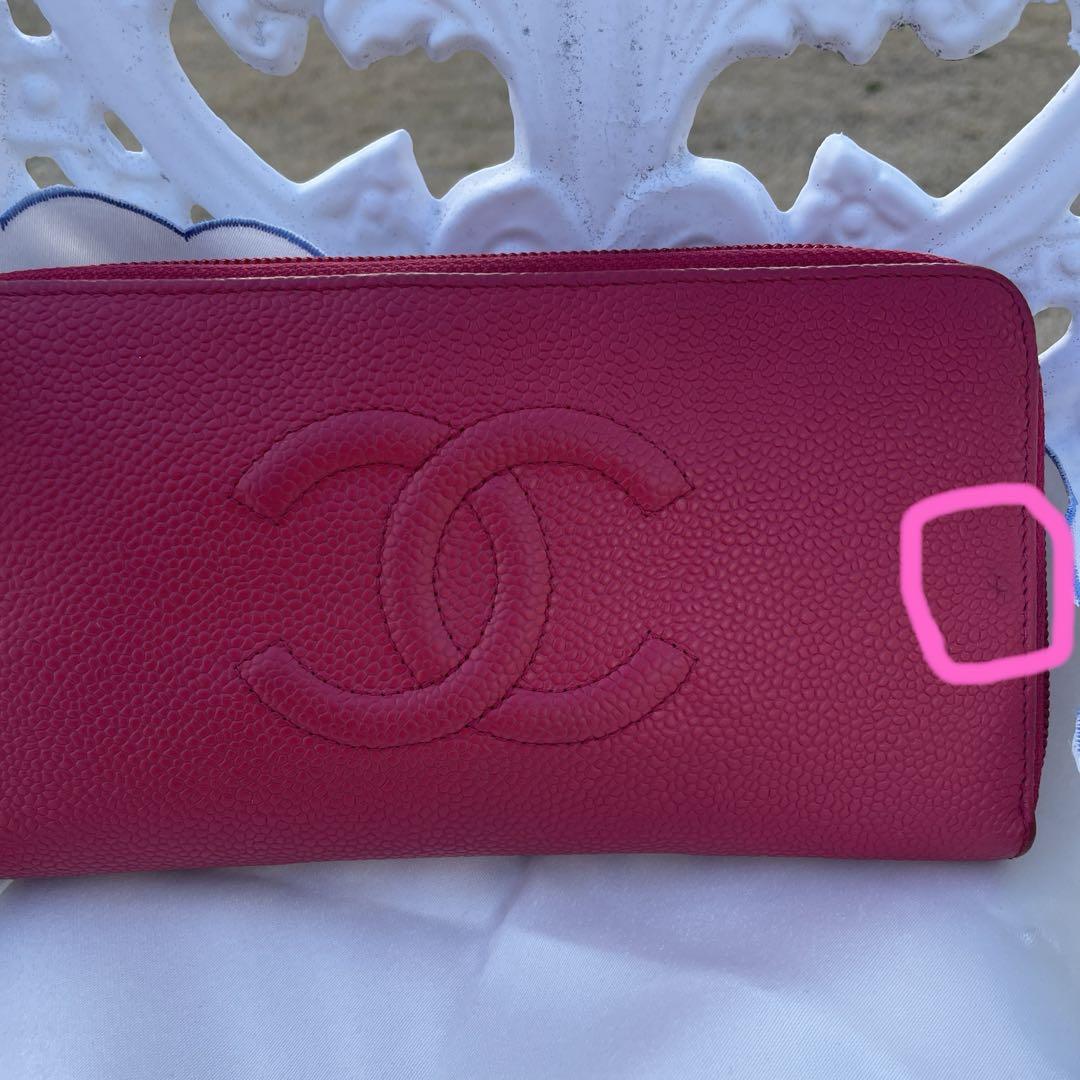 お値下げ CHANEL 長財布