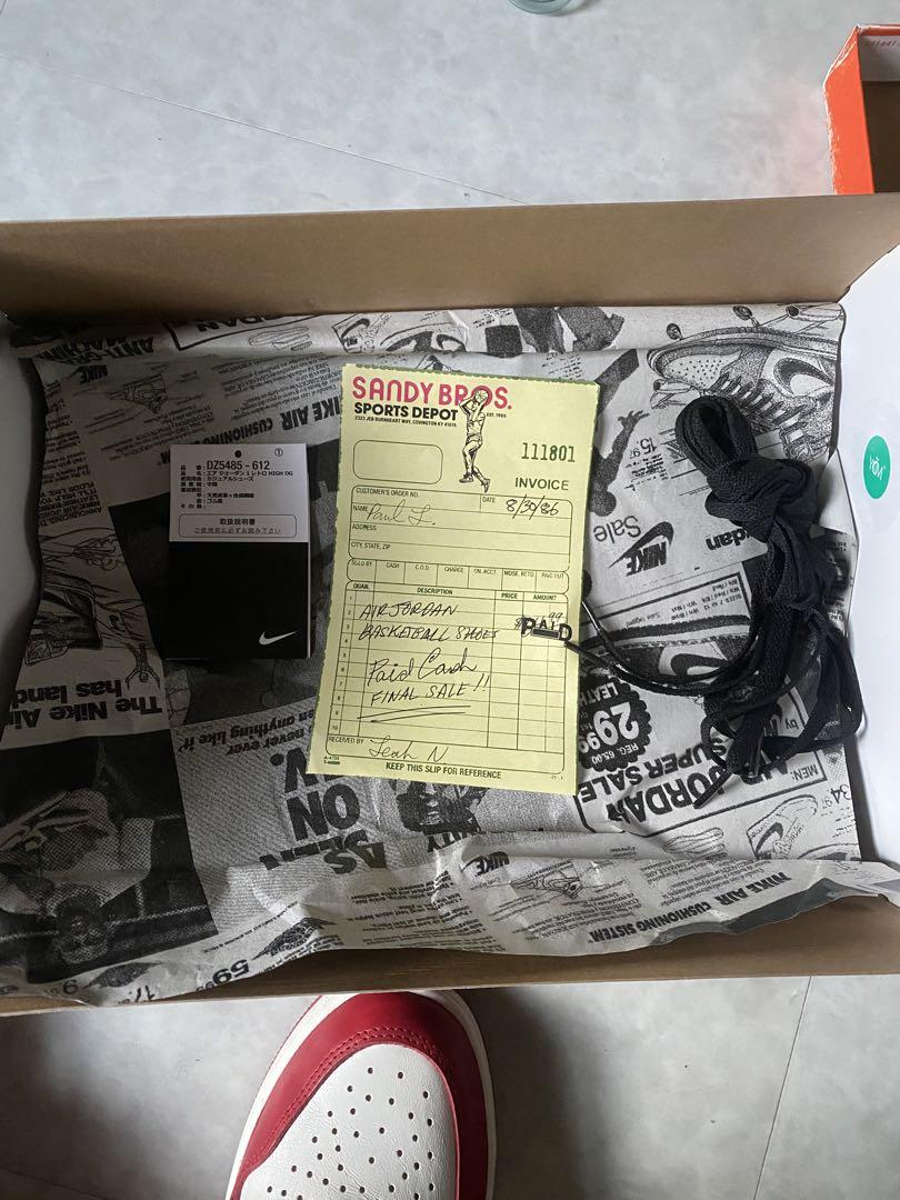 靴 Nike Air Jordan 1 High OG \"Lost & Found/