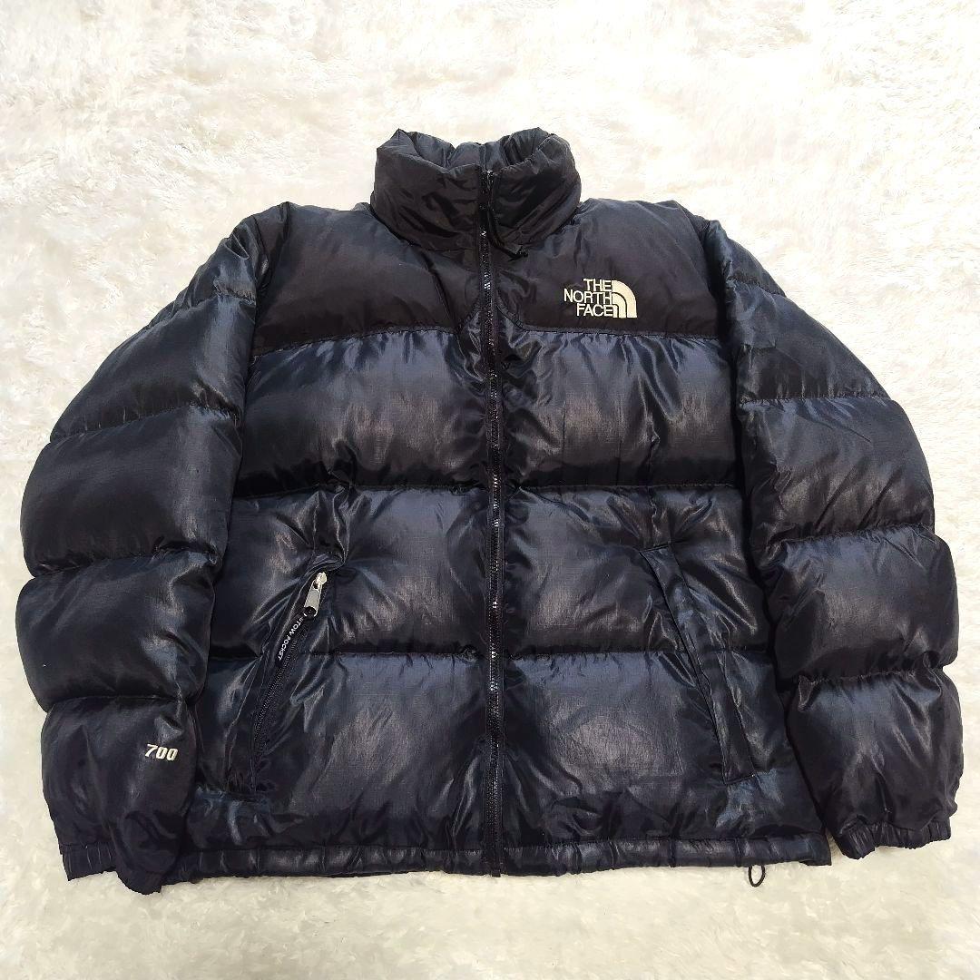 THE NORTH FACE ヌプシ ブラック メンズM 90s 艶あり