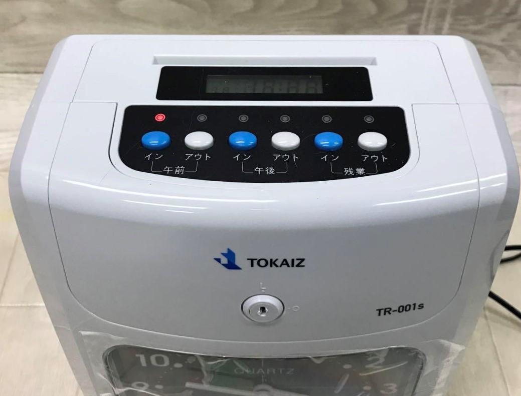 ★清掃済　TOKAIZ タイムレコーダーTR-001s 6欄印字　カード20枚付