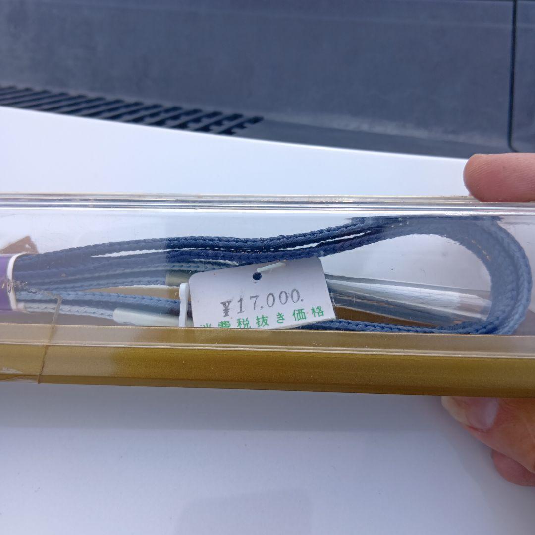 青色系 編み込み帯締め ¥17,000 青色系 編み込み帯締め ¥17,000