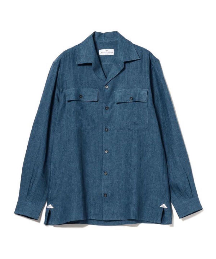 beams、Massimo dAugustoリネンシャツジャケット