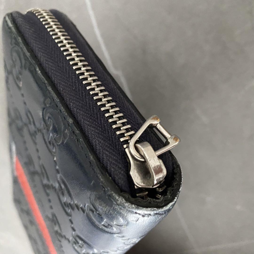 即発！GUCCI OPHDIA ネイビー WEBライン 長財布 パイソン 金運 横長財布 ウォレット ショップチャンネル