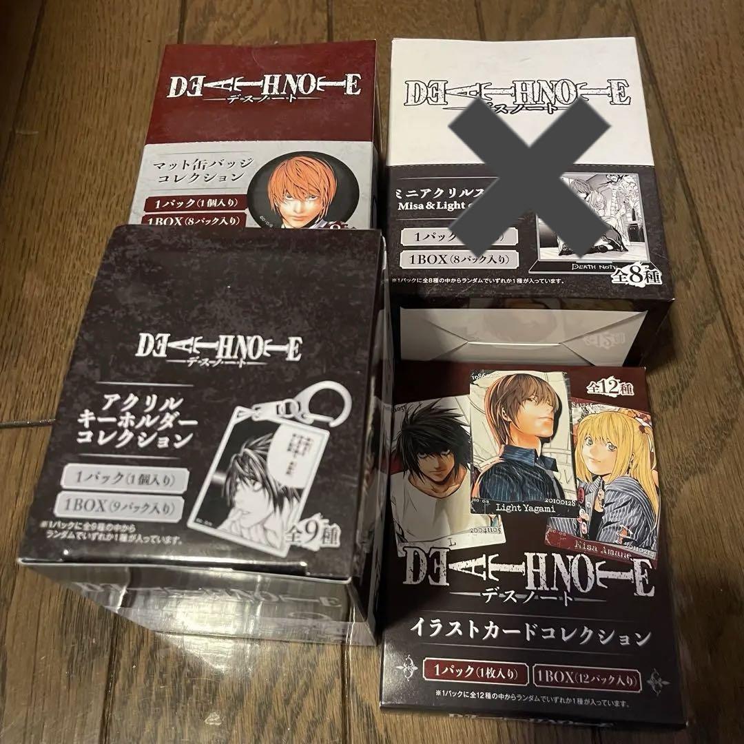 DEATHNOTEデスノート 缶バッジ アクリルキーホルダー ポップアップストア デスノート ポップアップストア 缶バッジ アクリルスタンド