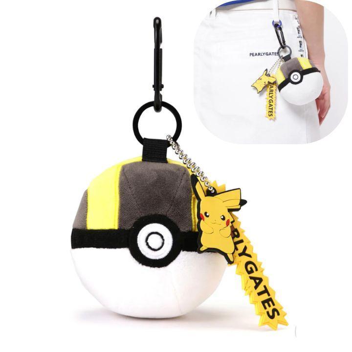 パーリーゲイツ ポケモン ピカチュウ ハイパーボール ボールポーチ コラボ即完 パーリーゲイツ ポケモン ピカチュウ ハイパーボール ボール