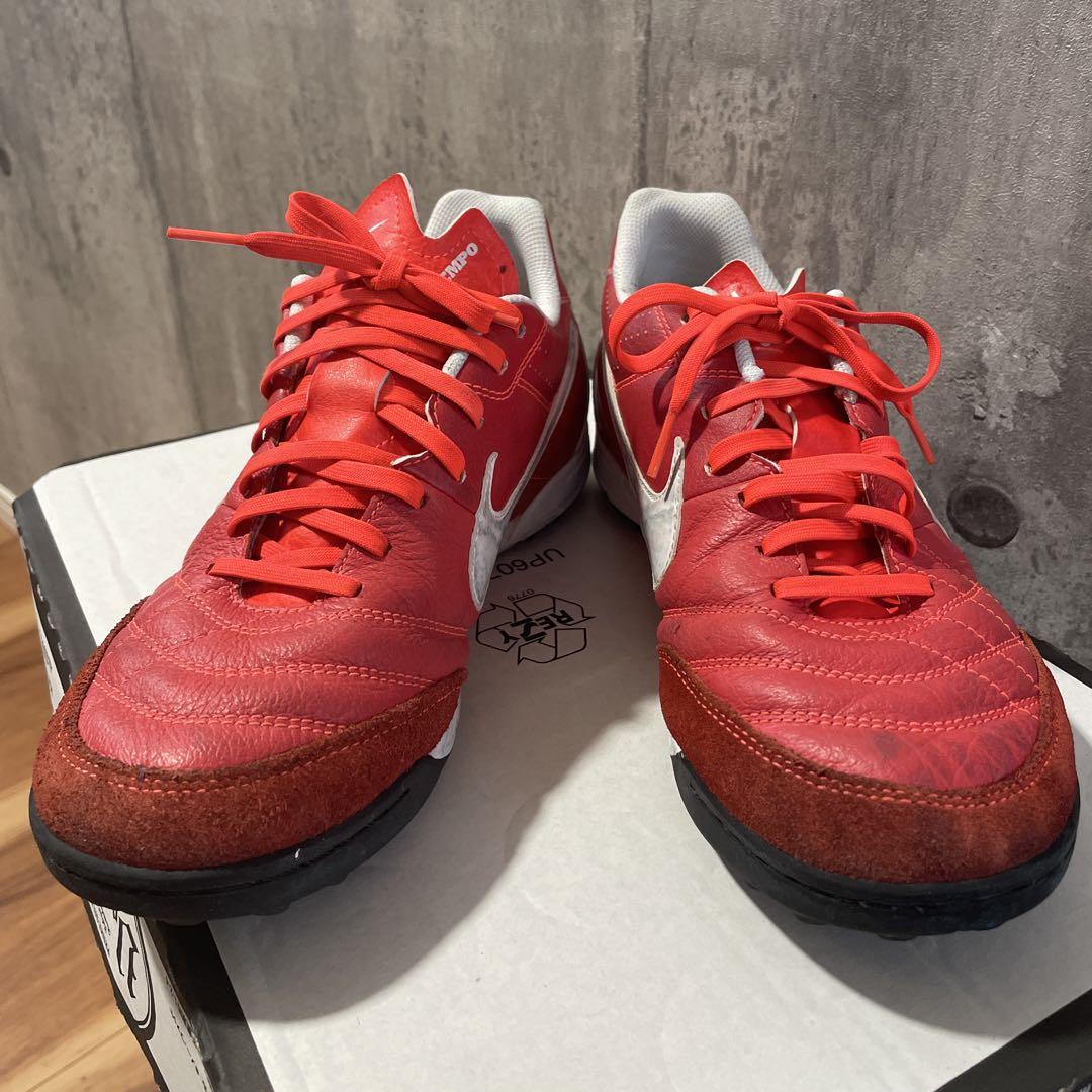 Nike ナイキ ティエンポ Ⅳ TF 27.0cm レッド レジェンド
