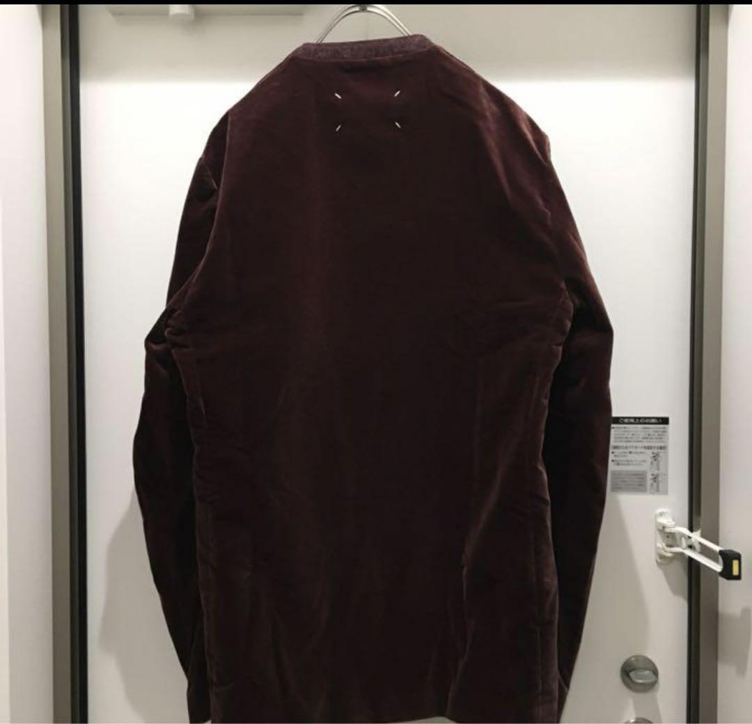 【貴重】Margiela マルジェラ16AW コットンベロアノーカラージャケット