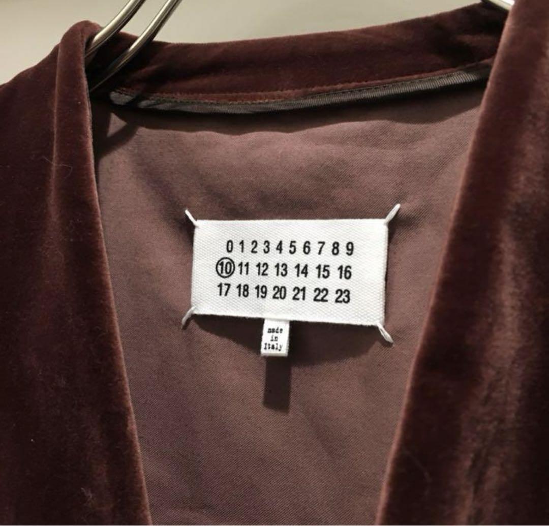 【貴重】Margiela マルジェラ16AW コットンベロアノーカラージャケット