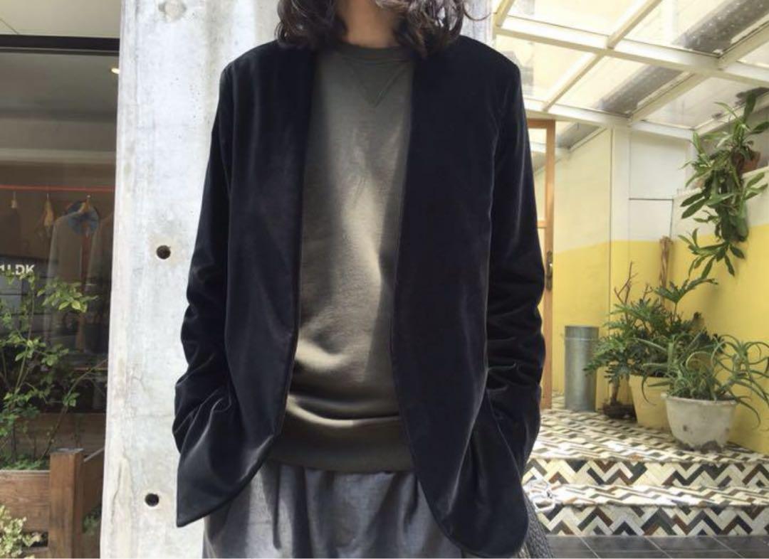 【貴重】Margiela マルジェラ16AW コットンベロアノーカラージャケット