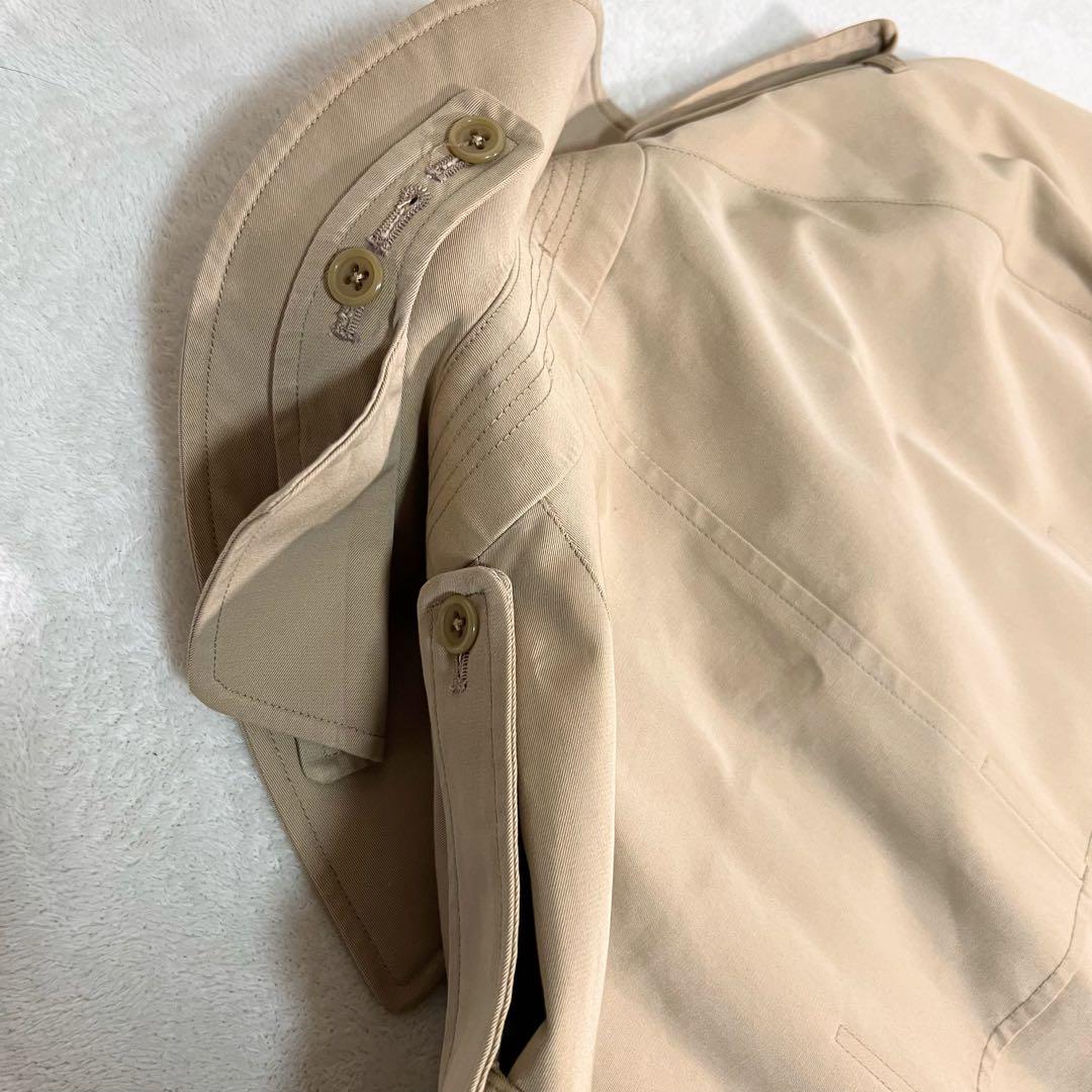 AQUASCUTUM トレンチコート ロング丈 ベルト クラブチェック