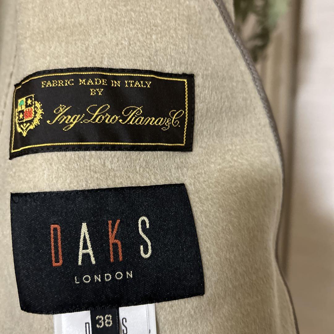 DAKS カシミア混オシャレコート