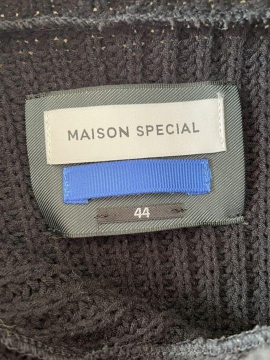 国産お得 MAISON SPECIAL メゾンスペシャル プライムオーバークラッシュニット eBNwA-m83996345140 格安100%新品