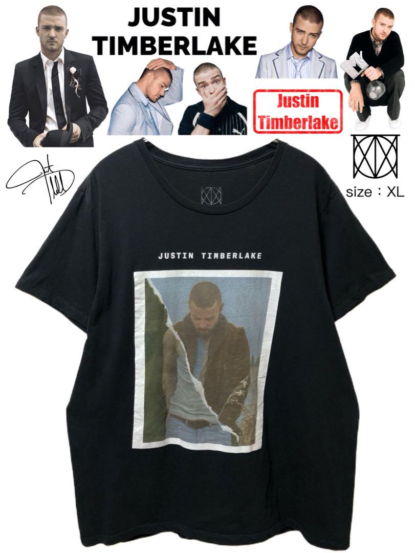 Justin Timberlake　Tシャツ　XL　黒　USA古着