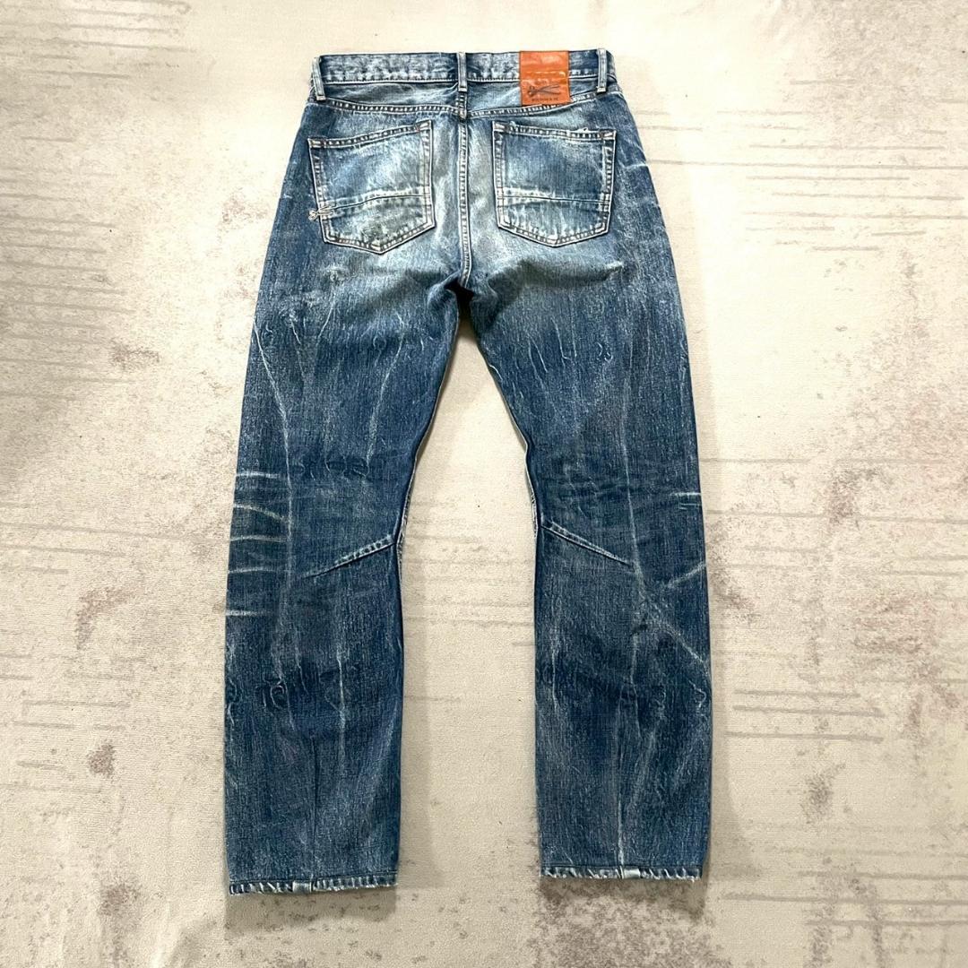 美品 DENHAM 限定品 日本製 名作 Grade Slim JAL