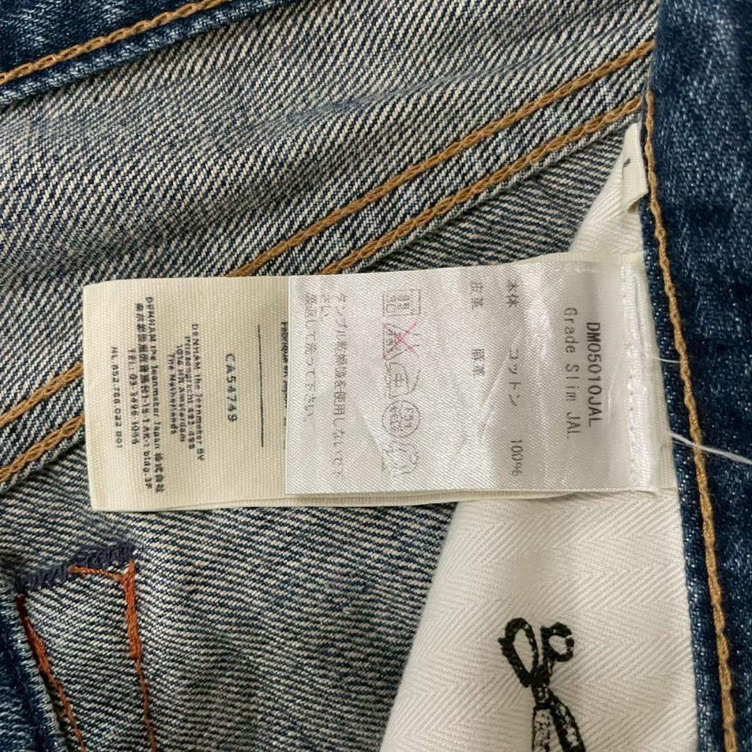 美品 DENHAM 限定品 日本製 名作 Grade Slim JAL