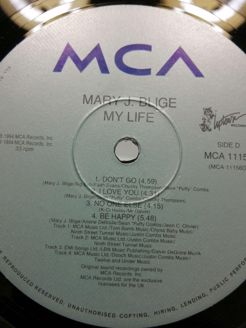 名盤 MARY J BLIGE / MY LIFE / UK盤 2枚組 LP