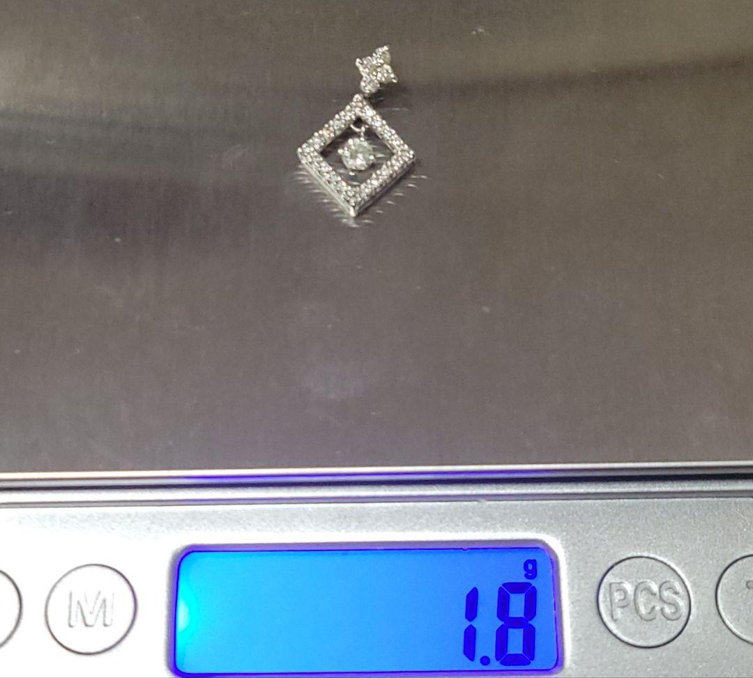 ダイヤモンドプラチナネックレストップpt900 0.52ct
