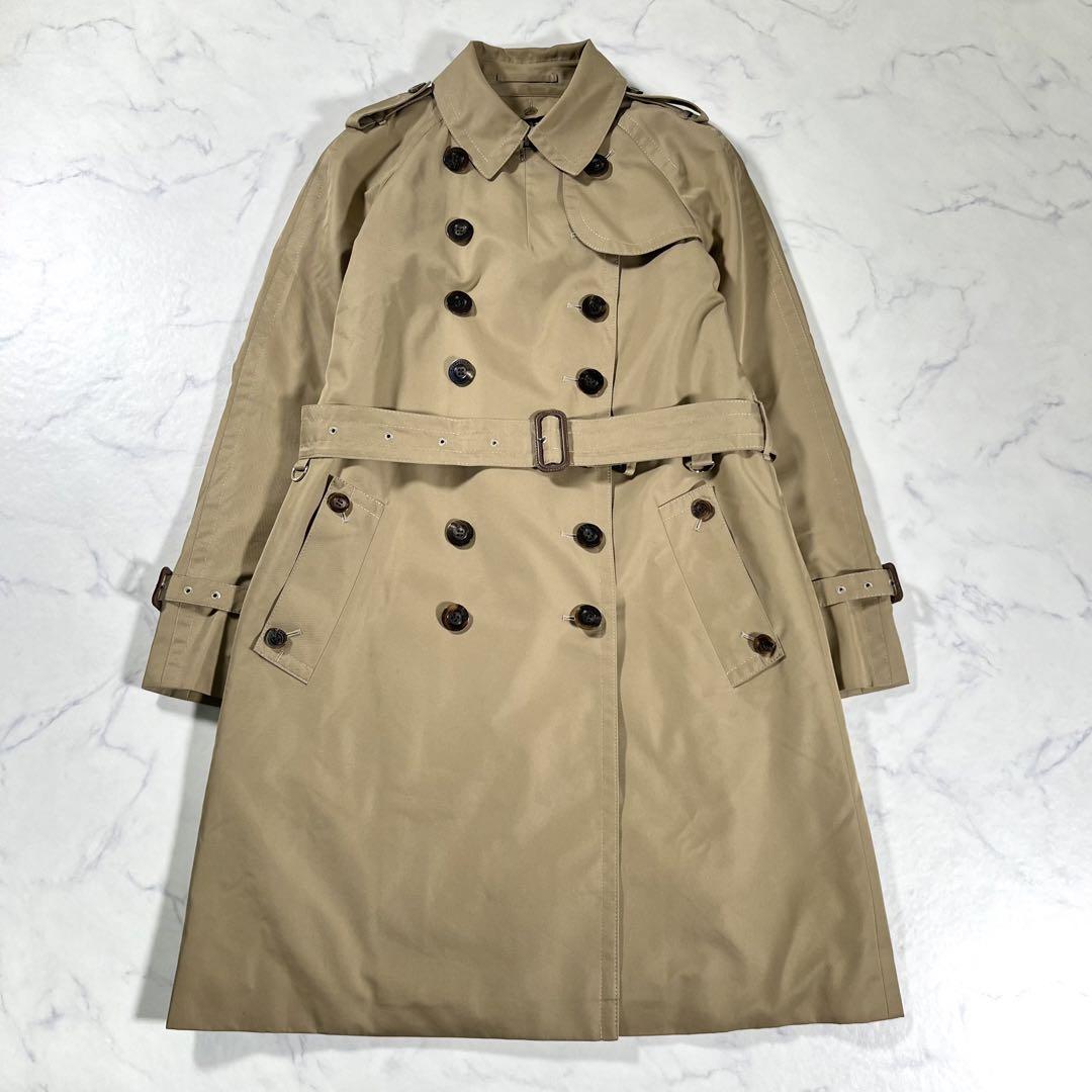 【極美品】Aquascutum ロイヤルブルー　チェックライナー付トレンチコート